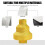 4pcs Diamond Core Drill Bit,20-35-50mm Chamfer Multi-Layer Conical Hole Opener,Diamond Step Drill Bit with Shank M14 6