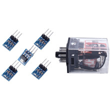 5x AMS1117-3.3 Voltage Regulator Step Down Power Supply Module & 1x AC 220V/230V Coil Voltage PCB Power Relay 8 Pins