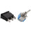 2PCS 3 Pin SPDT -OFF- 3 Position Snap Rocker  with 6 Pin DPDT / 2 Position  Toggle 6