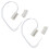 2X White Door Window Contacts Magnetic Reed  Sensor 1