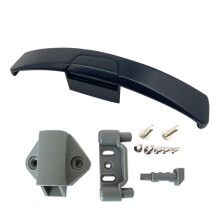 Marine Cabinet Lock Handle for Boat Furniture Drawer Compact Black Organizer Case