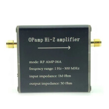 RF AMP 06A 1Hz-300MHZ 50 Ohm Högimpedansförstärkare Är Lämplig för Donutantennimpedanskonverteringsenheter