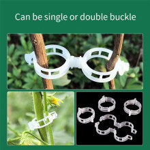 200pcs Secured Plastic Plant Clip, 2024 Upgrade Plant Support Clips, Garden Clips for Climbing Plants