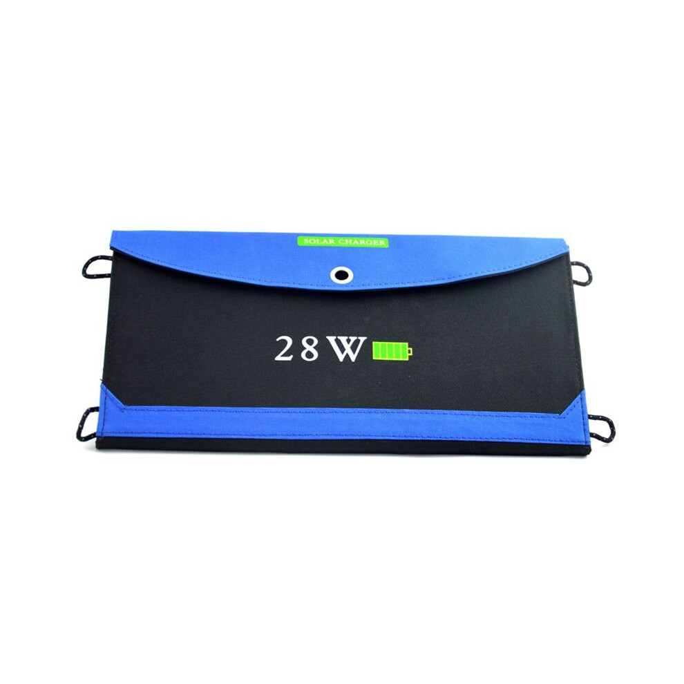 5V 28W Foldable Solar Panel Charger Usb Output Fast Solar Charging Mobile Phones Power Bank Waterproof Solar Panel Green 4713696799603
