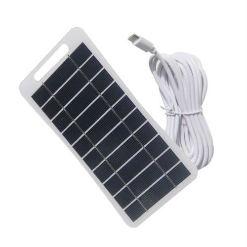 5V 2W  Solar Panel, USB Solar Charger Micro-Type Solar Panels, Portable Solar Panel for Phone Household Lighting
