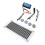 Mono-Polycrystalline Solar Panel Waterproof Controller Kit with Connection Cable 12V24V Charging Protection Battery Kit 6
