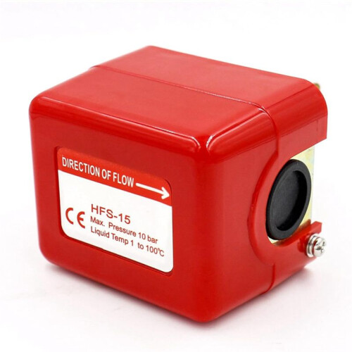 HFS-15 Paddle Flow Control  1/2Inch 250V AC SPDT Water Cooling System Flow Blade Type Water Flow 1
