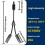 2Pairs Y-Style Solar Connector  1000V FMM+MFF for Parallel Connection Between Solar Panels Solar Cable Junction 5