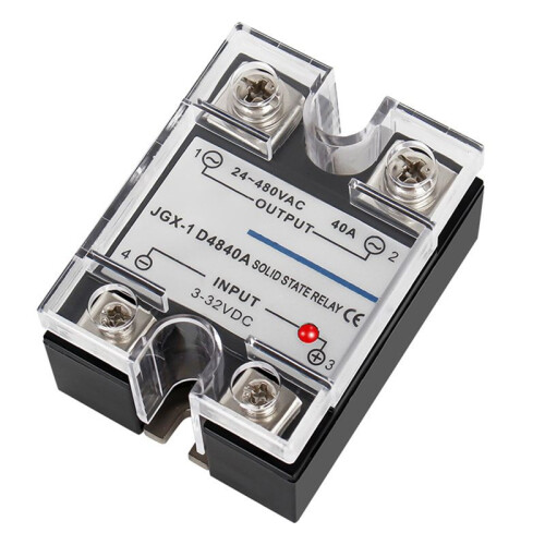 Single Phase Solid State Relay Single Phase SSR  Control AC Solid State Relay 40A 1