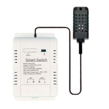 Para Interruptor Inteligente Tuya Zigbee com Sensor de Umidade e Temperatura 16a 3000w Termostato para Alexa Home Yandex Alice