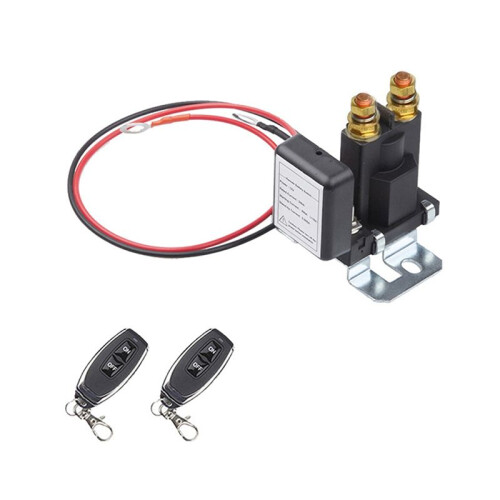 High Current Main Vehicle Battery Disconnect  Remote Cut-Off, Battery Isolator Kit, Voltage Sensitive Relay 1