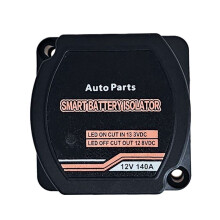 Isolatore Intelligente A Doppia Batteria, Relè Sensibile Alla Tensione 12V 140A VSR, per Tutti I Settori Automobilistici, Isolatore A Doppia Batteria