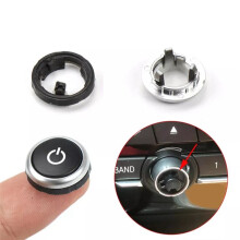 Car Radio Knob CD Machine Button 64119350272 for 5 7 Series X5 X6 F02 F07 F10 F15 F16