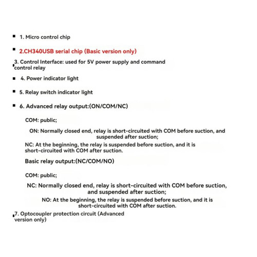 Relay Module 1 Channel USB to CH340 Serial Control Relay Module Optocoupler Protection TYPE-C Interface Module DSTUR-T10 2