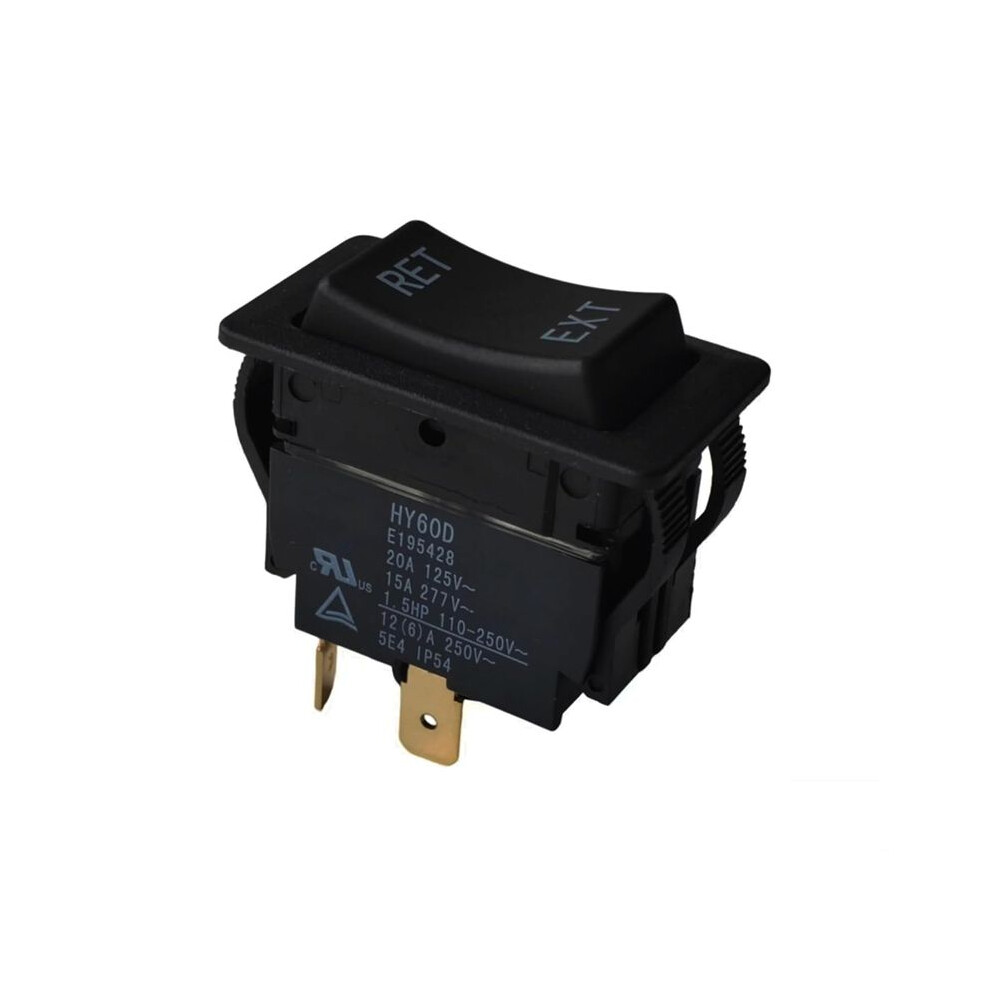 Hy60d Rocker ,Automatic Reset Ret-Ext,Control Bi-Direction Reversing Of Motor 20A 125Vac 12(6)A 250Vac 6033556497837