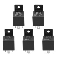5 St 12V Volt 40A AMP 5-Stifts Växlingsrelä Fordon Bil Motorcykel Båt