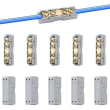10PCS 10 AWG Wire Connector Nut Kit, 60A Quick Wiring Connection Terminal, Splicing Quick Wiring Connection Terminal