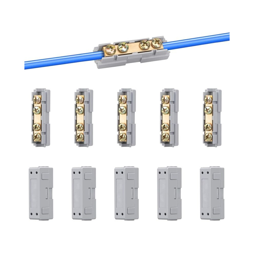 10Pcs 10 Awg Wire Connector Nut Kit, 60A Quick Wiring Connection Terminal, Splicing Quick Wiring Connection Terminal 6033193016729