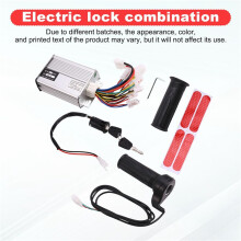 48V 1000W Electric Scooter Brush Controller+Throttle+Accelerator+Lock Kit for Electric Bike/Electric Scooter