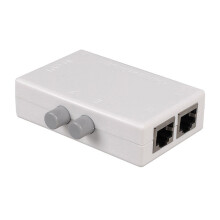 Selector Divisor RJ45 de 2 Puertos Que Permite Cambiar Libremente Entre Redes Intranet y Extranet
