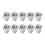 10PCS NAC3MPA-1 NAC3MPB-1 Power Speaker Panel Socket Gray-White Power 20A Stage LED Lighting Audio 3-Pin Socket,OutPut 6