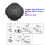 Engine Start Stop Push Ignition  BJS7-66-3S0 for  6/3/2 CX-3 CX5 Car One-Touch Start Button Key BJS7663S0 3