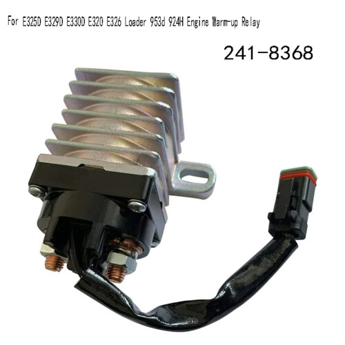 241-8368 Preheating Relay for  Excavator E325D E329D E330D E320 E326 Loader 953d 924H Engine Warm- Relay 1