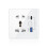 Tuya  Socket with TypeC+USB Fast Charging Remote Timing Socket WiFi  British Standard 86-Type Socket A 1