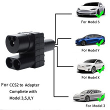 CCS2 to for Model 3/Y/X/S AC Vehicle Ev Charger Converter Ev Charging Stations Electric Car Accsesories