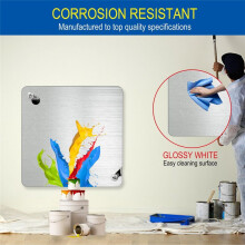 4x4In Metal Electrical Box Cover Plates, 4 Pcs Electric Junction Box Cover Plate, Square Flat Electric Box Panel Cover