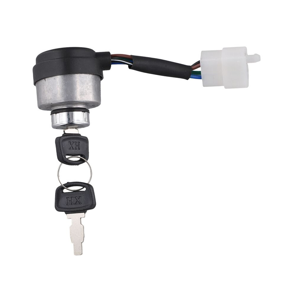 4 Wire Ignition Key With Keys Door Locks Fit For 2-5Kw Gasoline Generators Fits Gas Generator 4711174030750