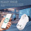 Socket WiFi Plug 16A 2-Hole USB+Type-C Outlets 65W Remote Control Compatible Alexa EU Plug 6