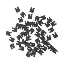 SODIAL (R) 50 Stueck 2,54 mm Stecker Bruecke Jumper Steckverbinder