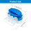 3 Way Wire Connectors Locks Wire Connectors Electrical 314-Box Wire Connectors Self-Stripping Pigtail Connectors 60Pcs 7