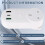 Socket WiFi Plug 16A 2-Hole USB+Type-C Outlets 65W Remote Control Compatible Alexa UK Plug 5