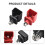 2pcs 200A High Current  Storage Terminal Battery Connector Terminal Block DC500V M8 Wire Core Diameter Lithium 9