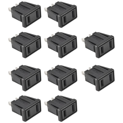 10 x US Type Panel Mounting AC Power Socket Outlet AC 250V 10A 1