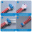 3 Way Wire Connectors Locks Wire Connectors Electrical 314-Box Wire Connectors Self-Stripping Pigtail Connectors 60Pcs 5