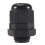 30 Pcs PG7 Waterproof Connector Gland Black for 4-7mm Diameter Cable 3