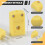 Yellow Plastic Shell K Type Thermocouple Plug Socket Connector Set 7