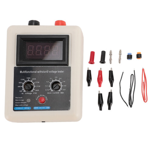 DC 50V-3700V IGBT Transistor Voltage Tester with Adjustable Output, Green LED 1