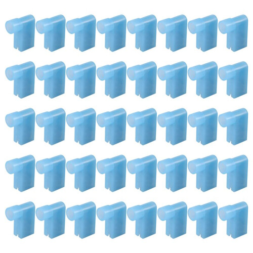 40pcs 90 Degree Insulated Female Push  Wire Terminal Connector