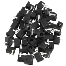 45 Pcs Power Jack Socket 2.1mm x 5.5mm -Type PCB Mount -005