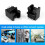 20pcs RJ45 8P8C Computer Internet Network PCB Jack Socket Black 2