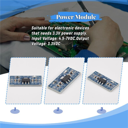 AMS1117-3.3  Step-Down Spanningsregelaar Adapter Converter 3,3V Uit 2