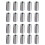 20 Pcs Thread Reducing Nuts, M8 Male to M6 Female Thread Screw Sleeve Bolt Conversion Nuts, Threaded Reducers Adapters 1