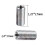 20 Pcs Thread Reducing Nuts, M8 Male to M6 Female Thread Screw Sleeve Bolt Conversion Nuts, Threaded Reducers Adapters 9