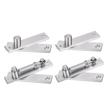 Heavy Duty Pivot Hinge for Wood Door,Hidden Door Hinge for Secret Door, with 360 Degree Rotation, Invisible Pivot 2Pcs