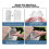 8 Pcs Gutter Guards - Aluminum Gutter Downspout Guard, Expandable Leaf Strainer Gutter Screen Covers Down 12 X 17cm 5