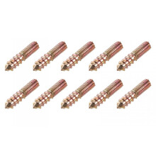 M6-FlüGelmuttern, FlüGelmutter, Silberfarben, 20 StüCk & M6 X 30 mm Stockschraube, Doppelkopfschraube, 20 StüCk